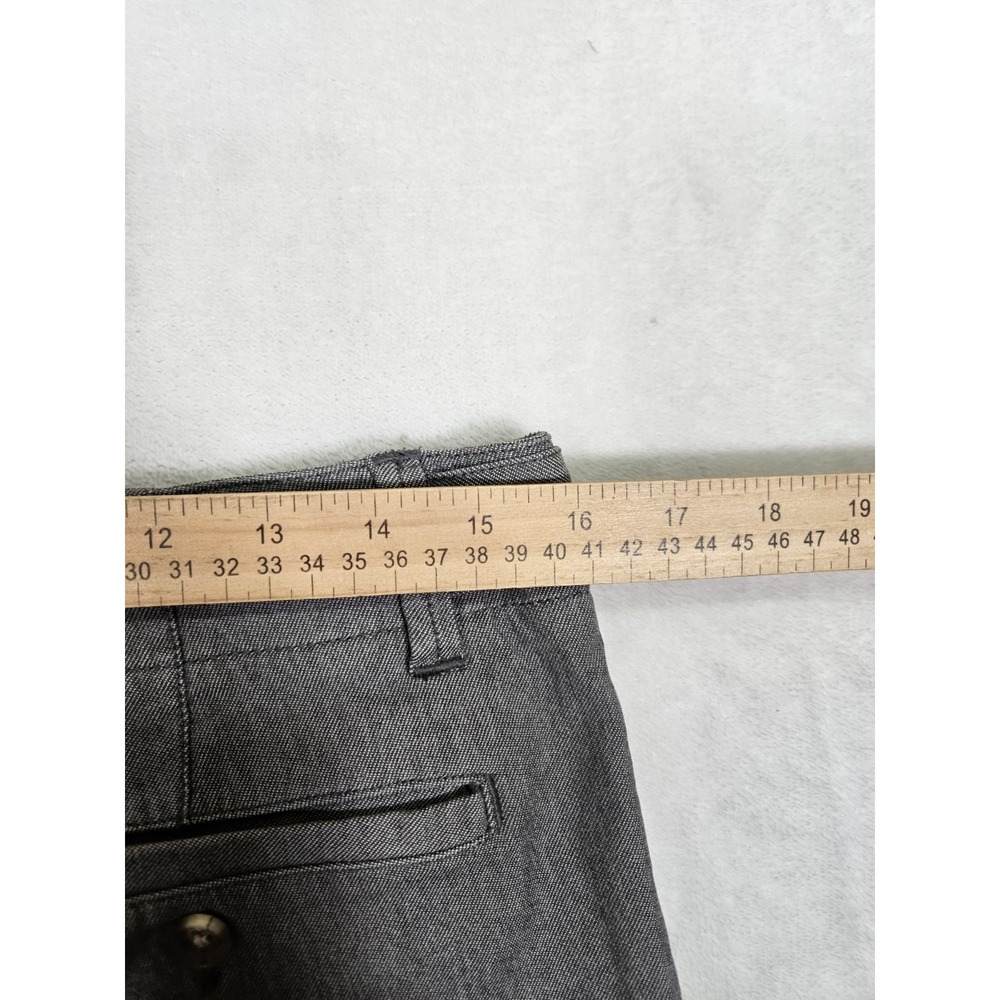James Perse Men's Gray Pants 32x29 Stretch Trousers Button Fly Designer - Picture 6 of 10